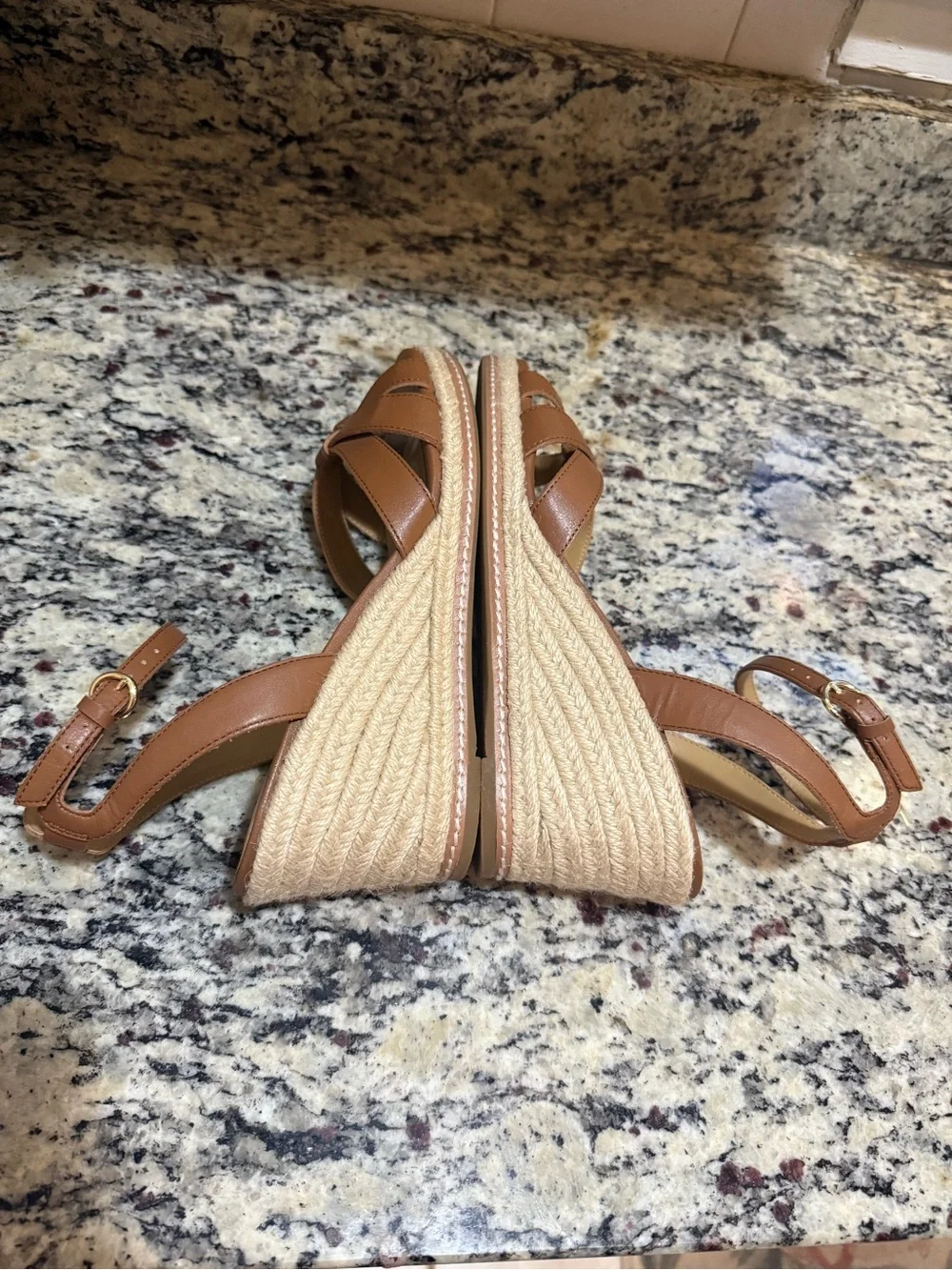 J. Crew Espadrille Wedge Sandals 10